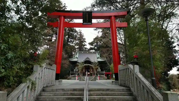 白笹稲荷神社の鳥居