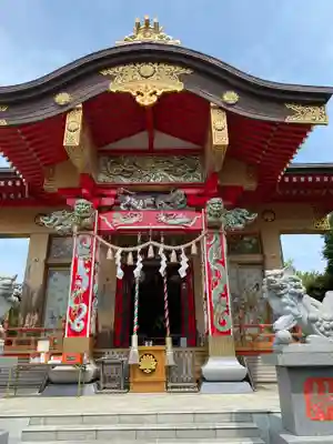 加波山神社真壁拝殿の本殿・本堂