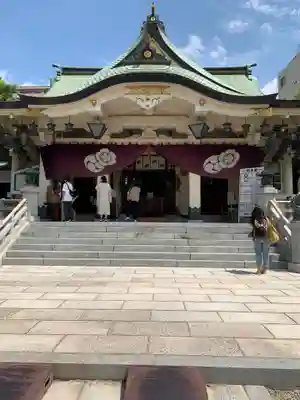 難波八阪神社の本殿・本堂