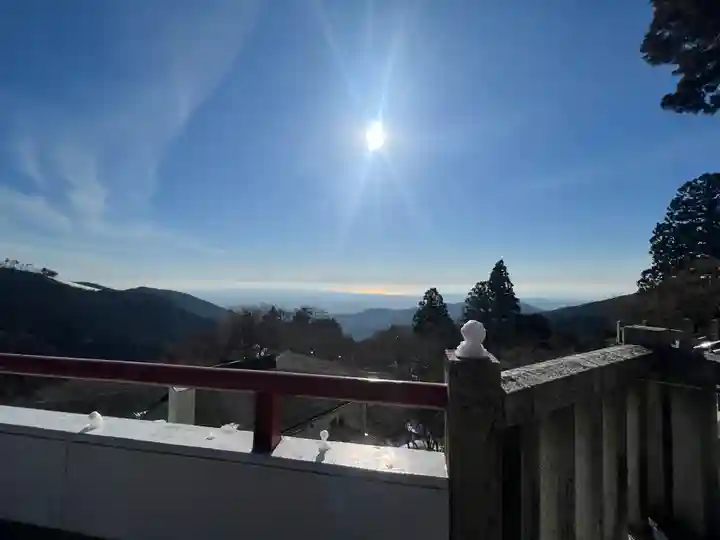 大山阿夫利神社の景色