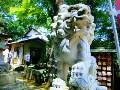 胎安神社の狛犬
