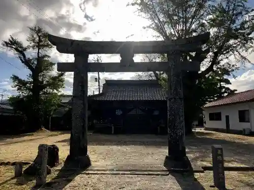 大魚神社　海中鳥居の鳥居