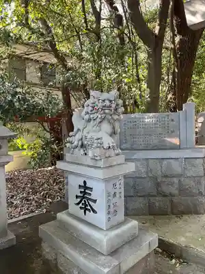 八劔神社（森孝）の狛犬