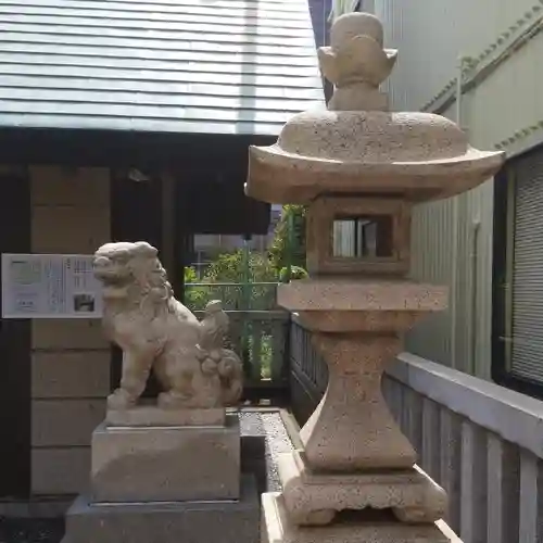 住吉神社 勝どき御旅所の狛犬