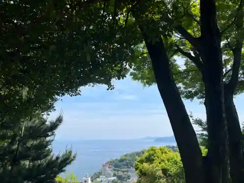 伊豆山神社の景色