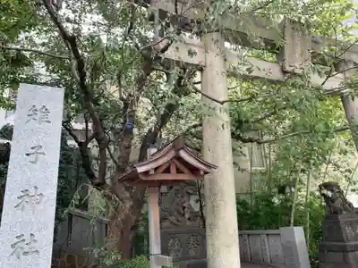 雉子神社の鳥居