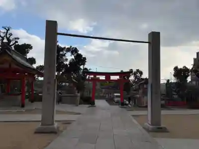 綱敷天満宮の鳥居