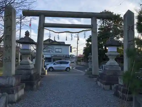 坂田神明宮の鳥居