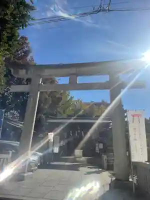 下谷神社の鳥居