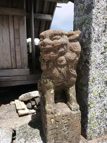 木曽駒ヶ嶽神社　奥社の狛犬