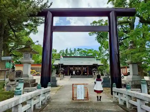 佐賀縣護國神社の鳥居