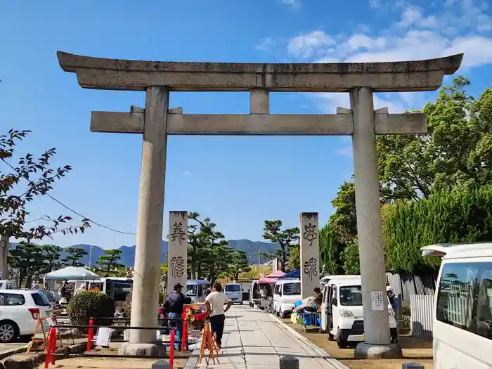 赤穂大石神社の鳥居