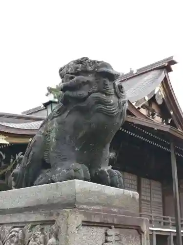 健田須賀神社の狛犬