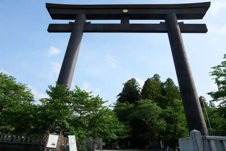 大斎原(熊野本宮大社旧社地)の鳥居