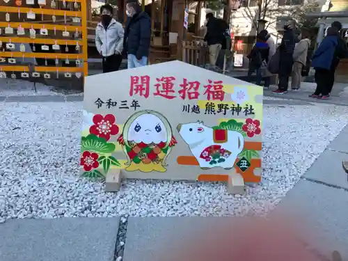 川越熊野神社の絵馬