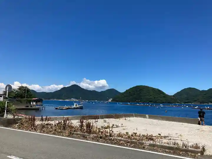 鮑玉白珠比咩命神社の景色