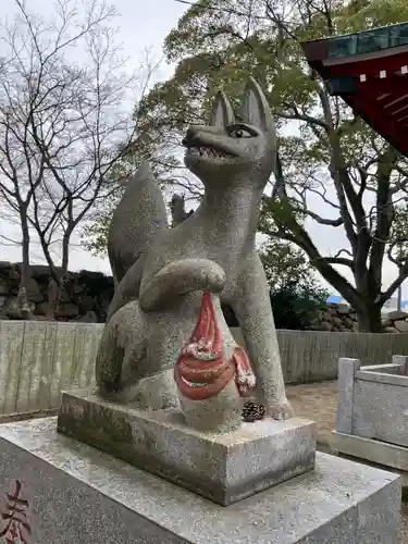 吹揚神社の狛犬