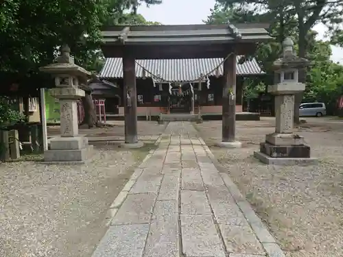 神明社（湊神明社）の山門