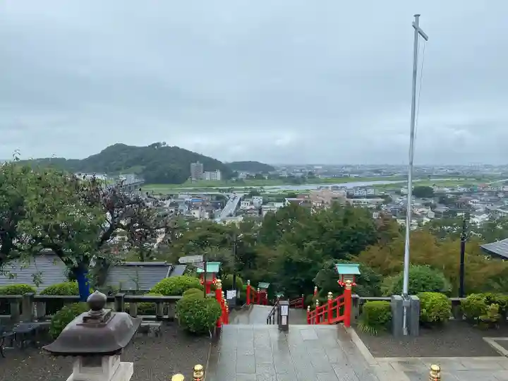 足利織姫神社の景色