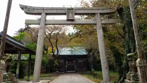 由良比女神社の鳥居