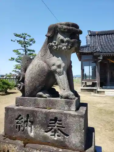 佐野神社の狛犬