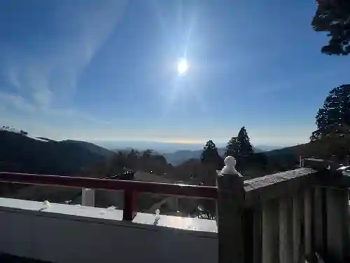 大山阿夫利神社の景色