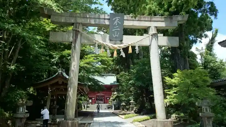 富士山東口本宮 冨士浅間神社の鳥居