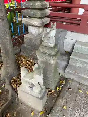品川貴船神社の狛犬