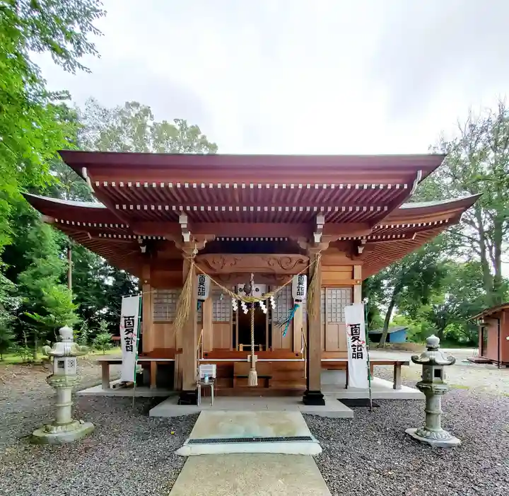 阿久津「田村神社」(郡山市阿久津町)旧社名:伊豆箱根三嶋三社の本殿・本堂