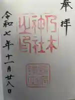 乃木神社の御朱印