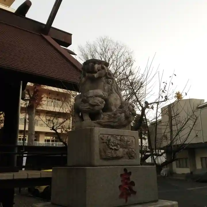 高円寺氷川神社の狛犬
