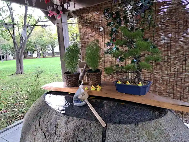 当別神社の手水舎