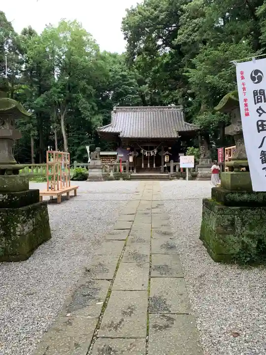間々田八幡宮の本殿・本堂
