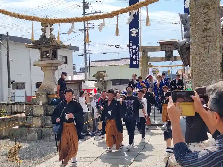 赤穂八幡宮のお祭り
