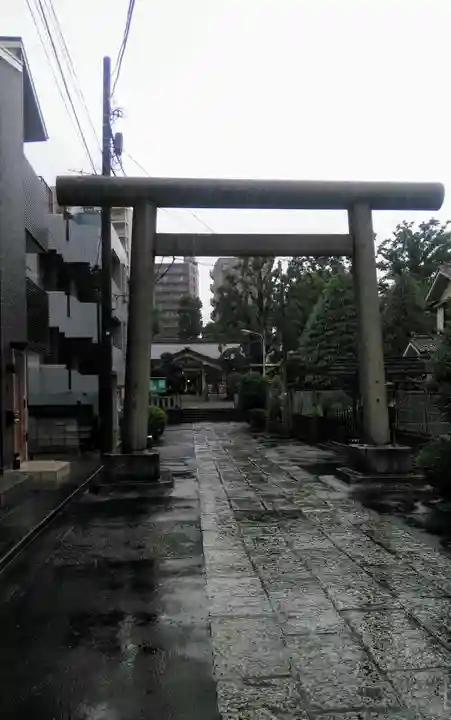 天祖諏訪神社の鳥居