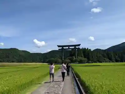 大斎原(熊野本宮大社旧社地)の鳥居
