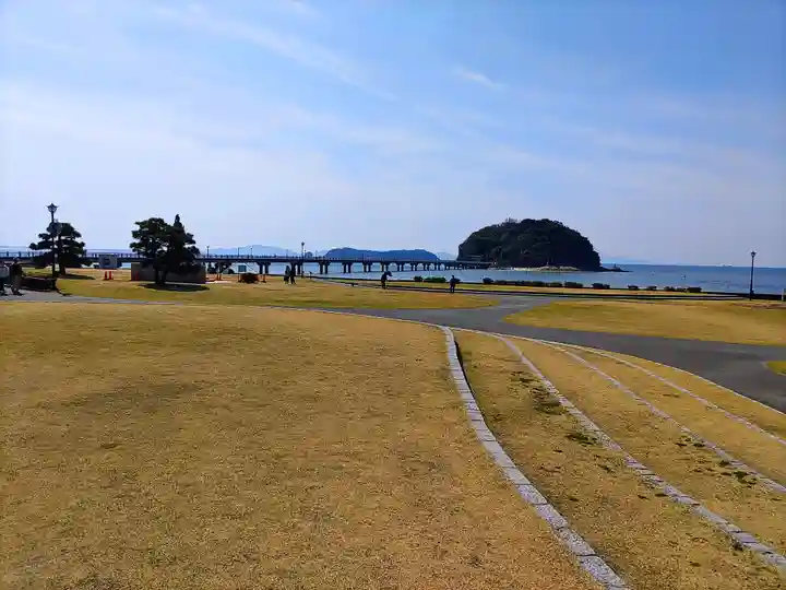 八百富神社の周辺