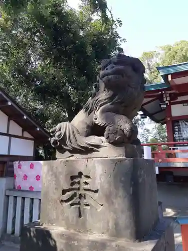多摩川浅間神社の狛犬