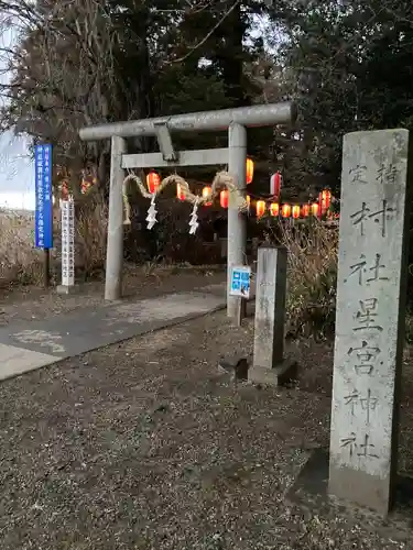 下野 星宮神社の鳥居