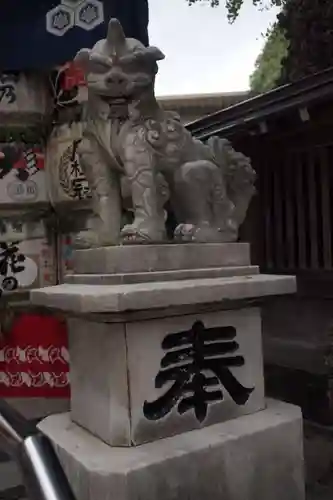 櫛田神社の狛犬