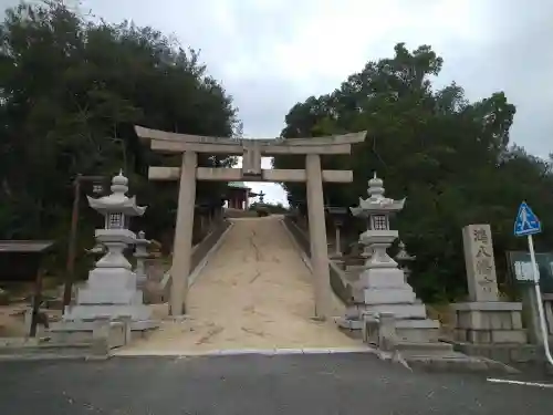 鴻八幡宮の鳥居