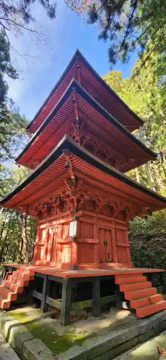 木幡山隠津島神社(二本松市)の塔