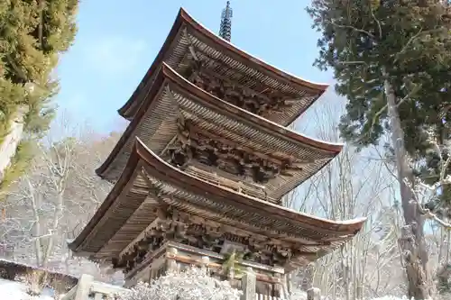 国宝 大法寺の塔