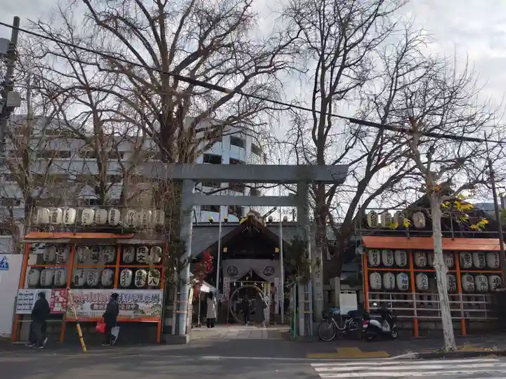 波除神社(波除稲荷神社)の鳥居