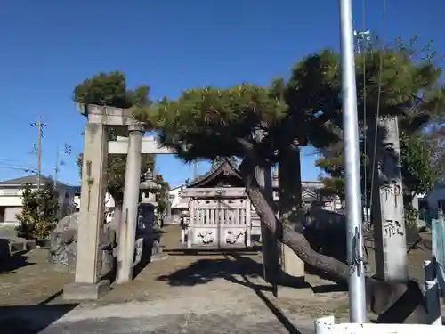 天神社（山之腰）の鳥居