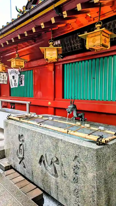 神田神社(神田明神)の手水舎