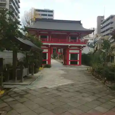 成子天神社の山門・神門