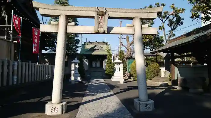大島八幡神社の鳥居