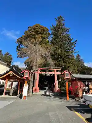 遠野郷八幡宮の鳥居