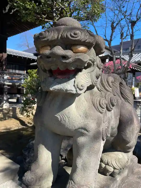 白山神社の狛犬